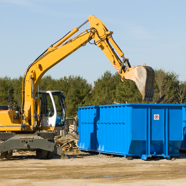 can i choose the location where the residential dumpster will be placed in Garza-Salinas II TX